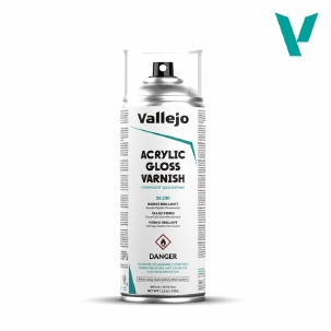 Vallejo Acrylic Aerosol Varnish Gloss 400 ml.