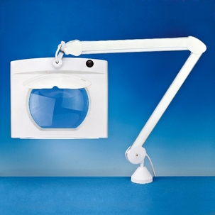 Lightcraft Rectangular long Reach Magnifier Lamp