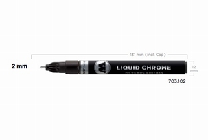 Molotow Liquid Chrome Marker 2mm.