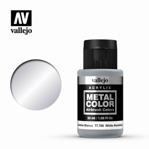 Vallejo Metal Color White Aluminium