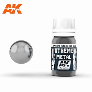 AK Interactive Xtreme Metal Stainless Steel