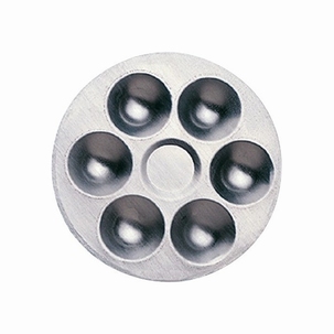 Aluminium Mengschaal Rond 11cm.