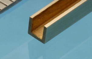Albion Brass U Channel 2,5mm x 2,5mm x 2,5mm