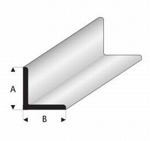 Hoek profiel A=1,5mm     B=1,5mm