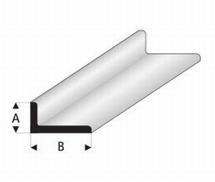 L profiel A=1,5mm     B=3mm