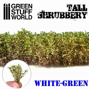 GSW Tall Shrubbery White Green