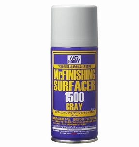 Mr. Hobby Mr. Finishing Surfacer 1500 Gray Spray B-527