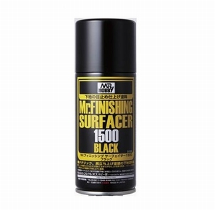 Mr. Hobby Mr. Finishing Surfacer 1500 Black Spray B-526