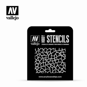 Vallejo Stencils Giraffe Camo WWII