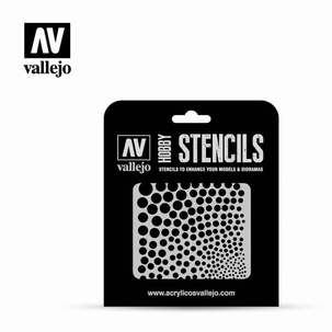 Vallejo Stencils Circle Textures