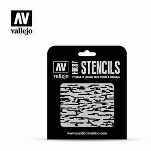 Vallejo Stencils Pixelated Modern Camo