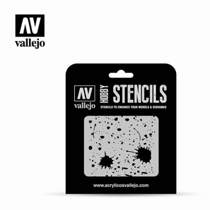 Vallejo Stencils Splash & Stains