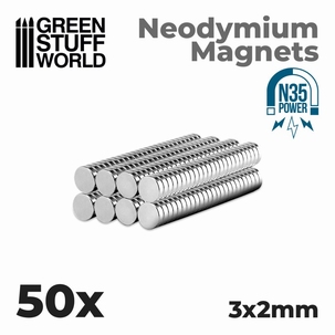 GSW Neodymium Magnets 3x2mm N35