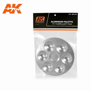 AK Six Wells Tray (rond aluminium) 14 cm