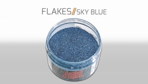 Custom Creative Flake Sky Blue