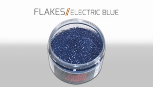 Custom Creative Flake Electric Blue