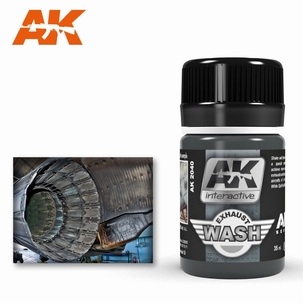 AK Enamel Exhaust Wash 2040
