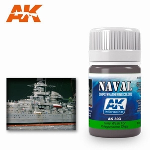 AK Enamel Grey Wash For Kriegsmarine Ships 303