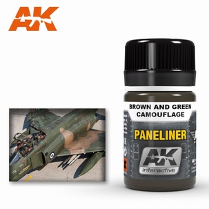 AK Panelliner for Brown and Green Camouflage 2071