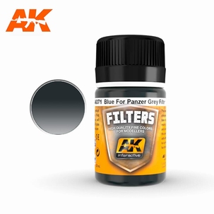 AK Filters Blue For Panzer Grey 071