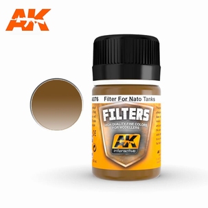 AK Filters Dark Brown For Nato Camouflage 076