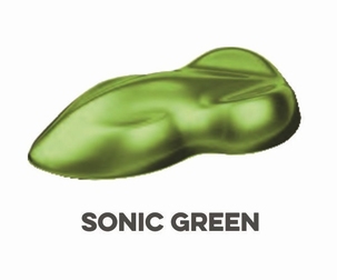 Custom Creative Pearl Basecoat Sonic Green
