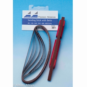 Albion Sanding Stick With Belts Assorted