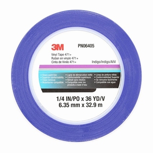 3M Vinyl Fine-Line Tape Blue 6,35mm