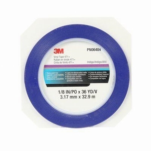 3M Vinyl Fine-Line Tape Blue 3,17mm