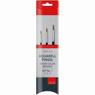 AMI Serie A25 Set van 3 Marterpenselen