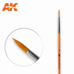 AK Round Brush Synthetic 8 AK607