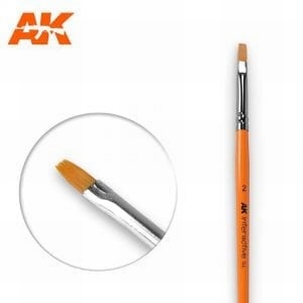 AK Flat Synthetic Brush 2 AK609