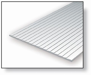 Evergreen Clapboard (Planken) Sidings 0,75mm