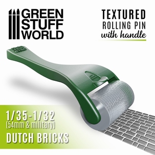 GSW Handle Rolling Pin Dutch Bricks  1/35 1/32