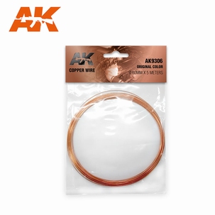 AK Copper Wire 0,6mm x 5m.