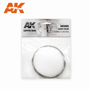 AK Copperwire 0,45mm x 5 m. Silver