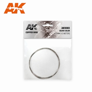 AK Copperwire 0,25mm x 5m. Silver