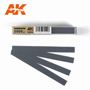 AK Sandpaper Strips Wet Grit 2000