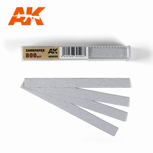 AK Sandpaper Strips Dry Grit 800