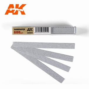 AK Sandpaper Strips Dry Grit 600