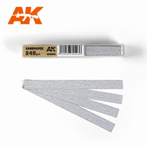 AK Sandpaper Strips Dry Grit 240