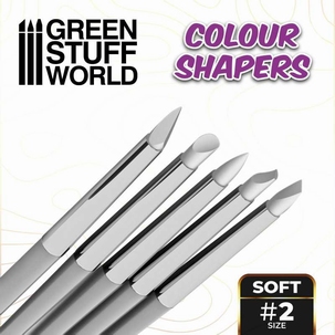 GSW Colour Shapers Brushes SIZE 2 - WHITE SOFT