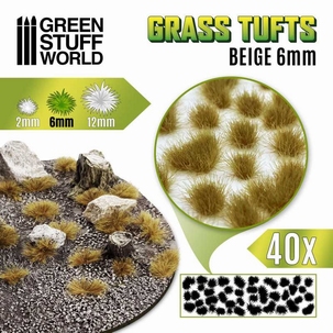 GSW Grass Tufts 6mm Beige