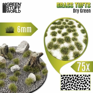 GSW Grass Tufts 6mm Dry Green
