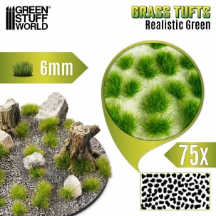 GSW Grass Tufts 12mm Realistic Green