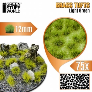 GSW Grass Tufts 12mm Light Green
