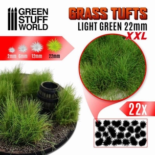GSW Grass Tufts 22mm Light Green
