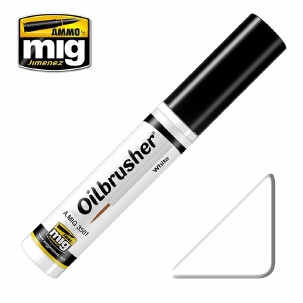 Ammo Mig Oilbrusher White