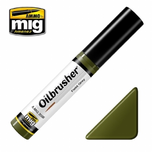 Ammo Mig Oilbrusher Field green