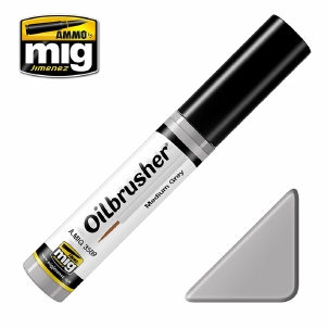 Ammo Mig Oilbrusher Medium Grey